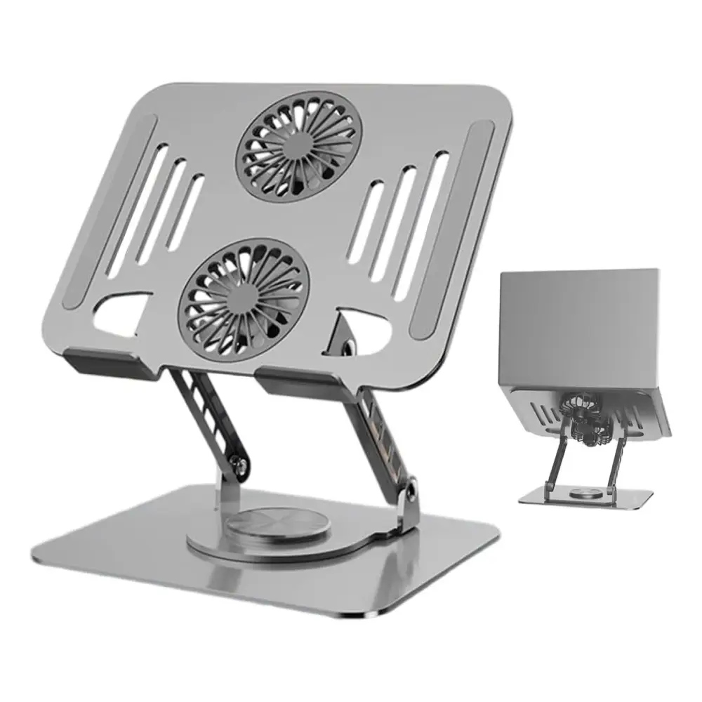 Laptop & Tablet Stand 10 - 17" Metal (Silver) view 3
